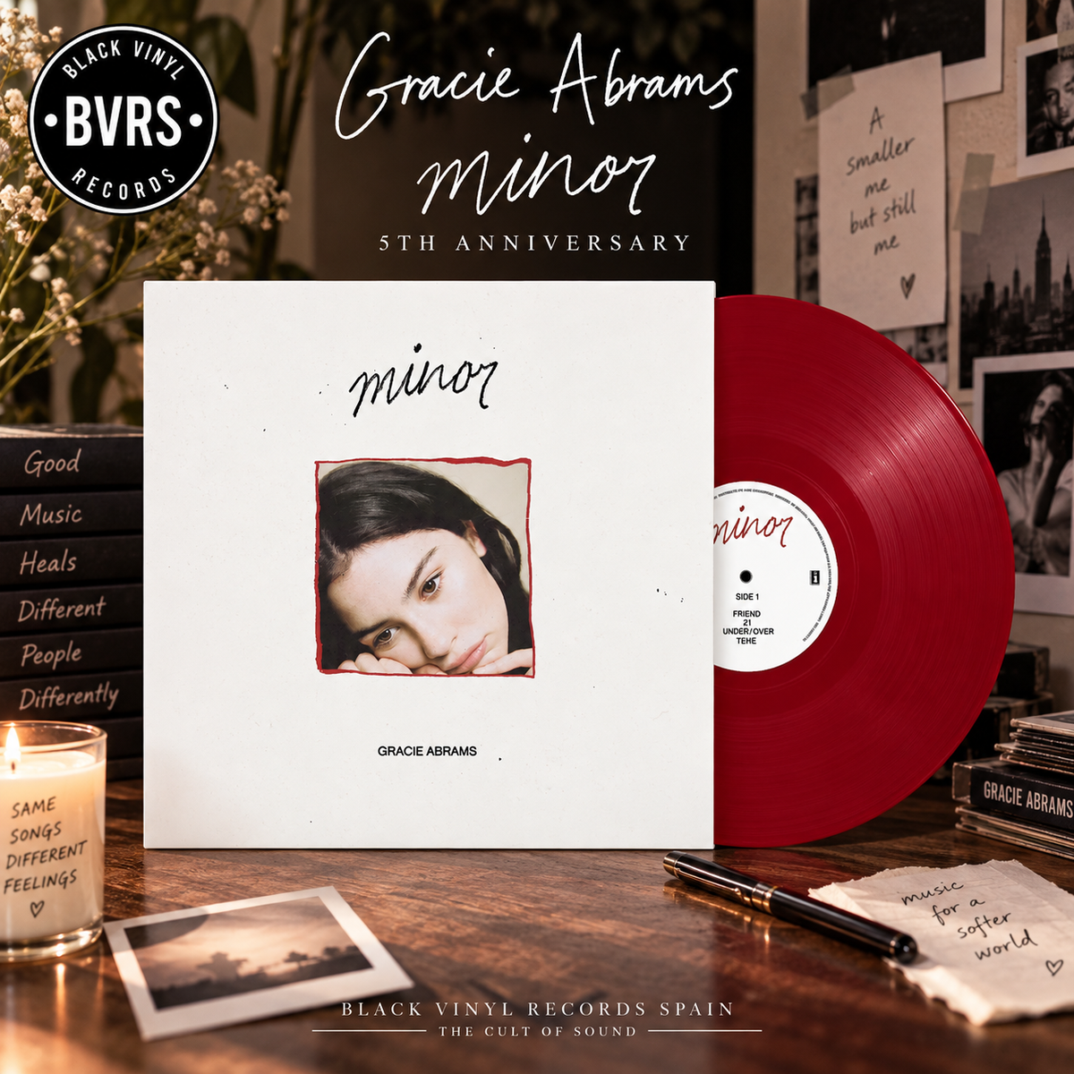 Gracie Abrams - Minor (5th Anniversary) (Red Vinyl) LP