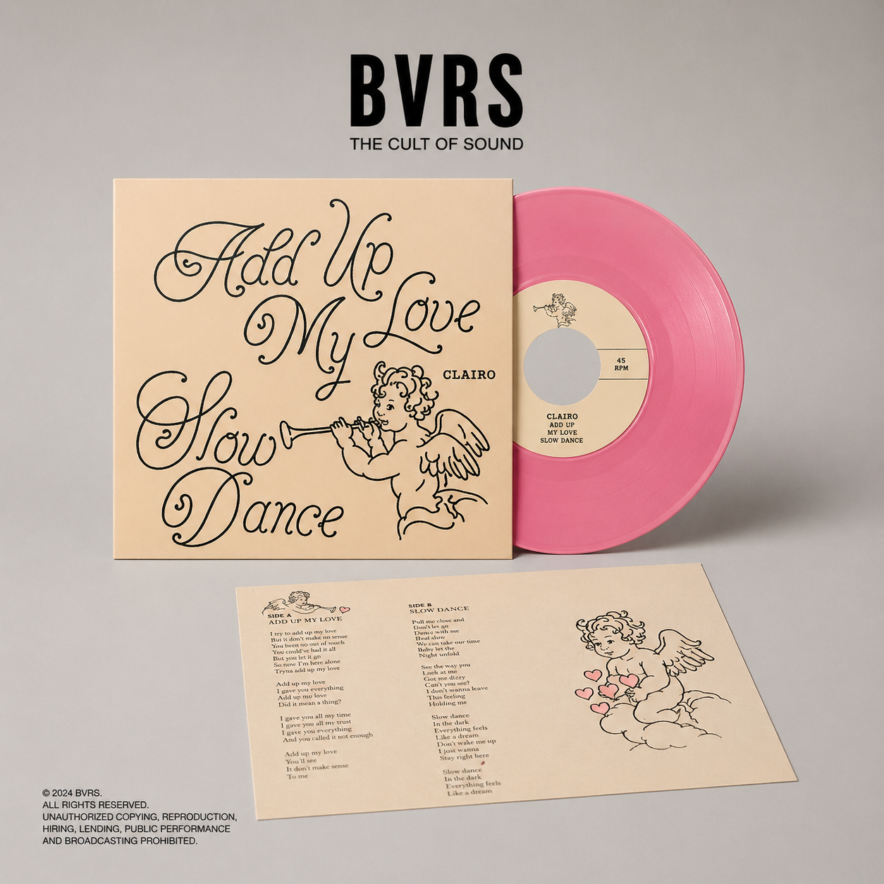 Clairo - Add Up My Love / Slow Dance UO Exclusive 7-inch Single USA - Black Vinyl Records Spain