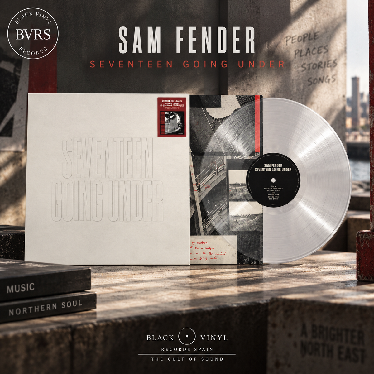 Sam Fender - Seventeen Going Under - 5th Anniversary Limited Special Edition Crystal Clear Vinyl 2LP