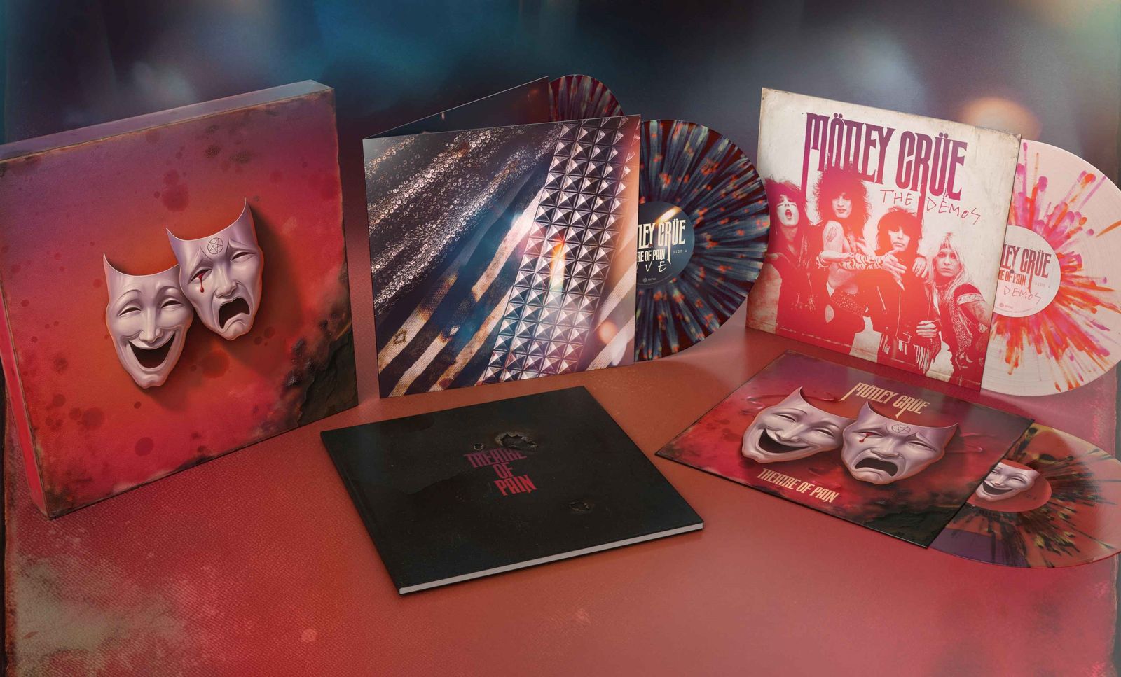 Mötley Crüe: Theatre Of Pain (40th Anniversary) (Limited Deluxe Edition) (Splatter Vinyl) 4 LPs