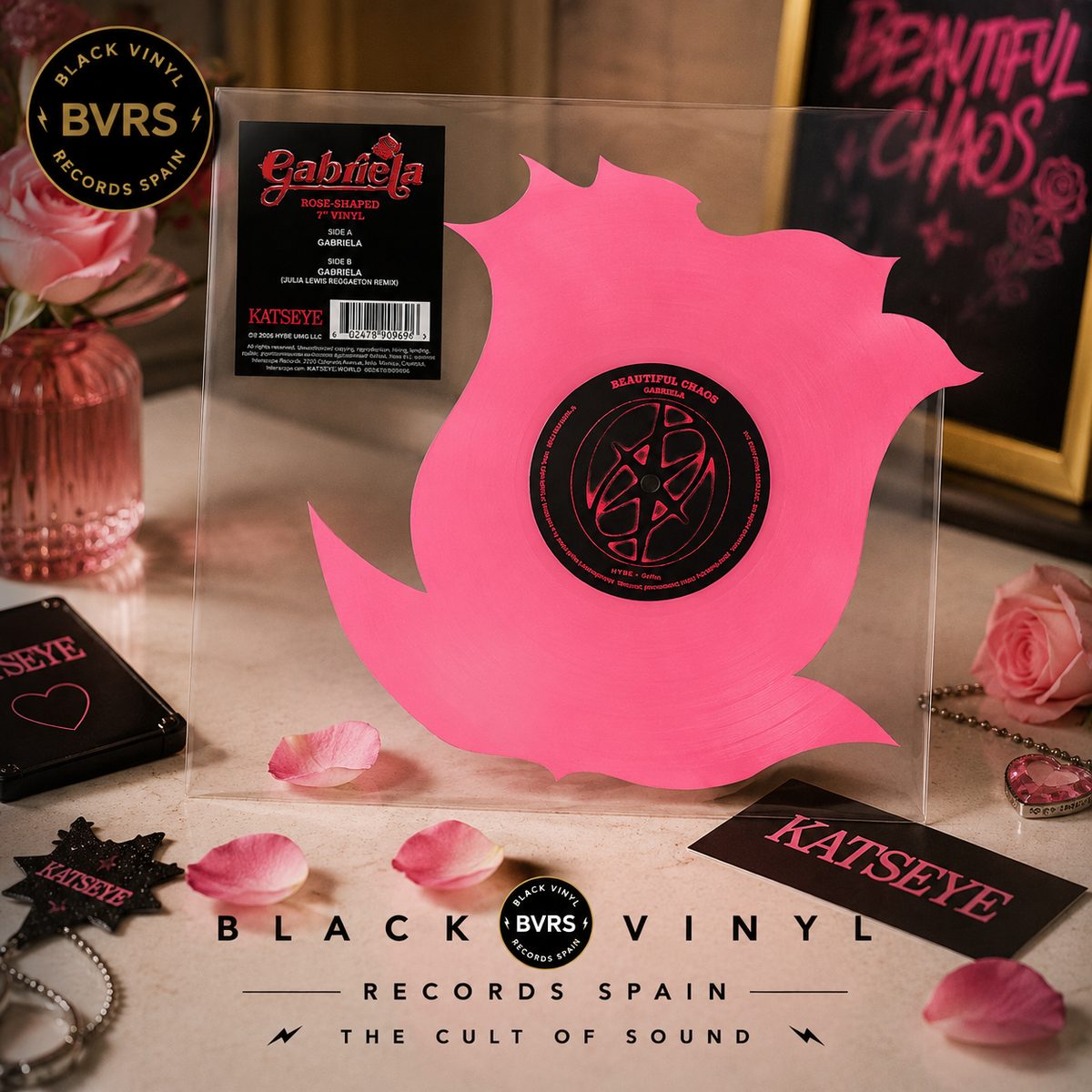 KATSEYE – Gabriela Rose Die-Cut 7" Vinyl | Limited Edition