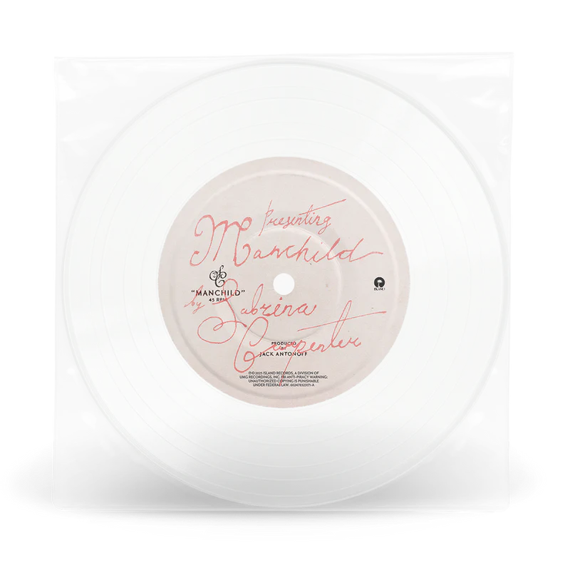 Sabrina Carpenter - Manchild 7in Single IMPORT - Black Vinyl Records Spain