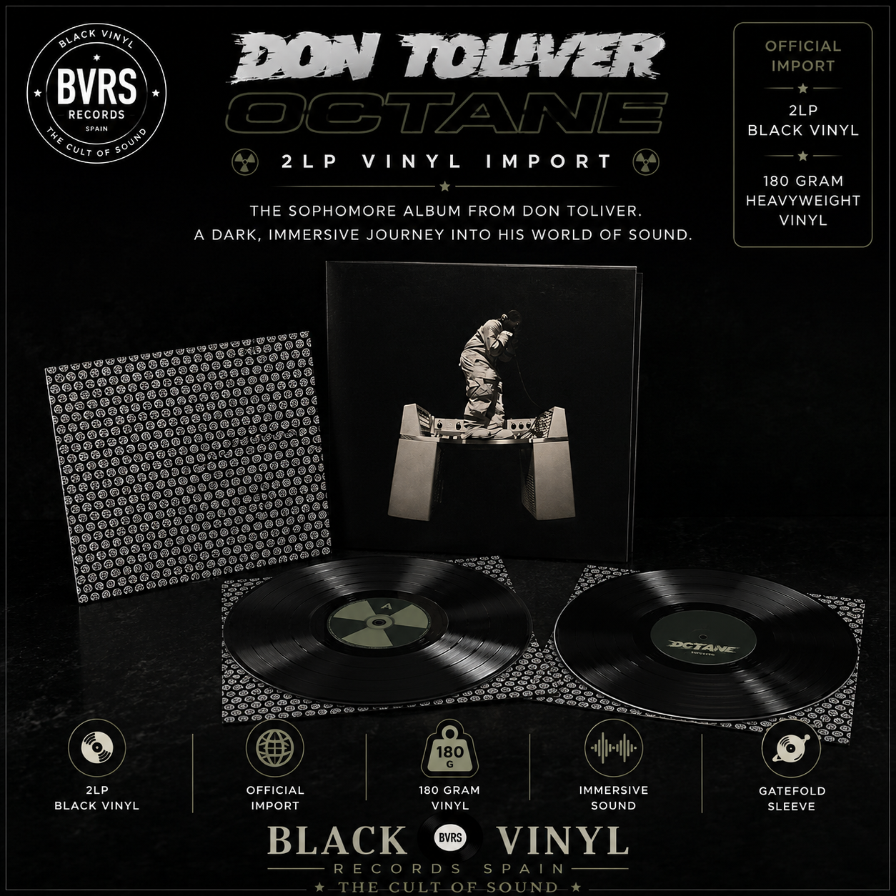 DON TOLIVER - OCTANE 2LP VINYL IMPORT