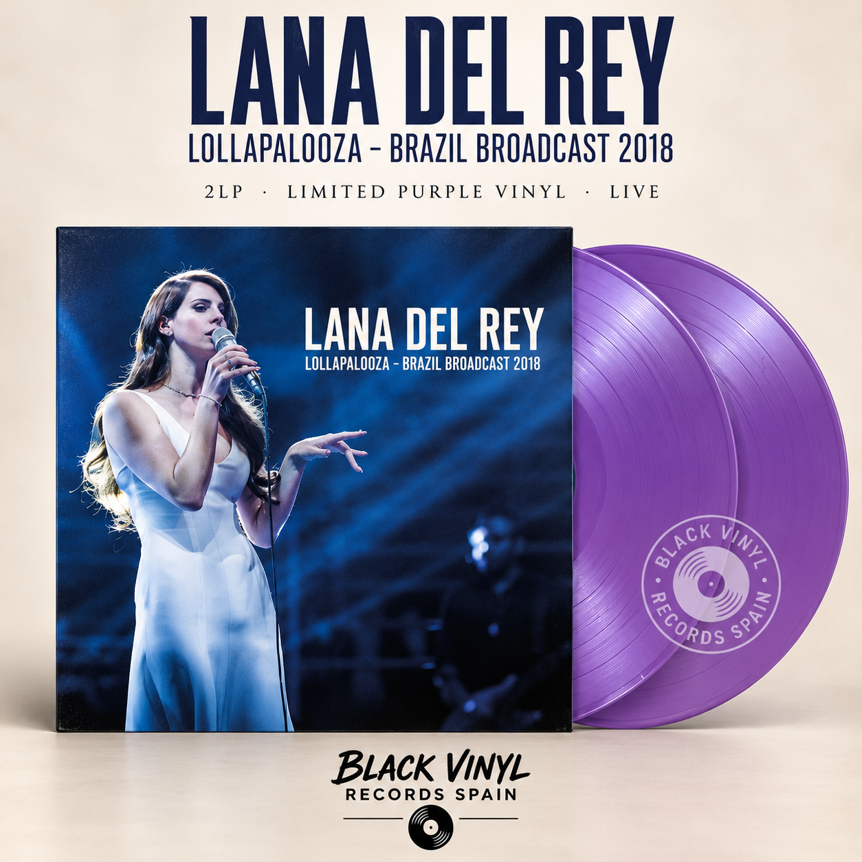 Lollapalooza - Brazil Broadcast 2018 (Purple Vinyl 2LP) - Lana Del Rey