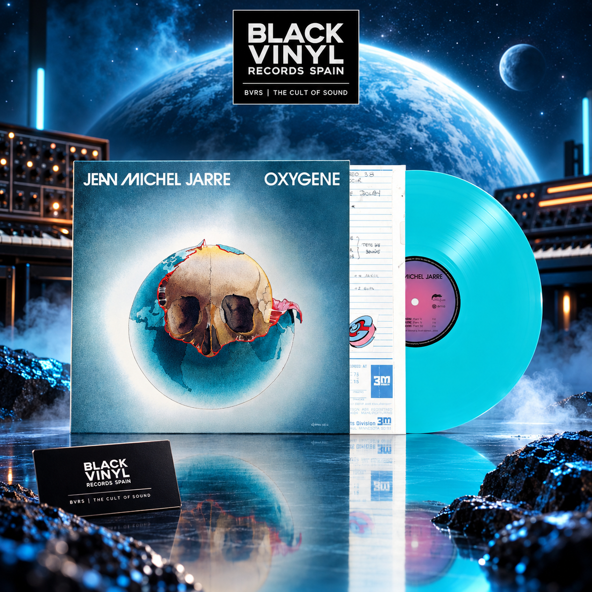 Jean Michel Jarre - Oxygène - 50th Anniversary Limited Edition (Transparent Turquoise Vinyl, 2026 Remastered / Half Speed Cut)