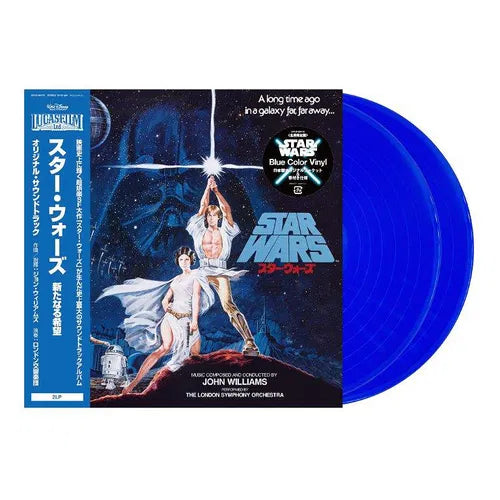 JOHN WILLIAMS - Star Wars / A New Hope (Original Soundtrack) [Limited Release] Japan Import Blue Vinyl edition