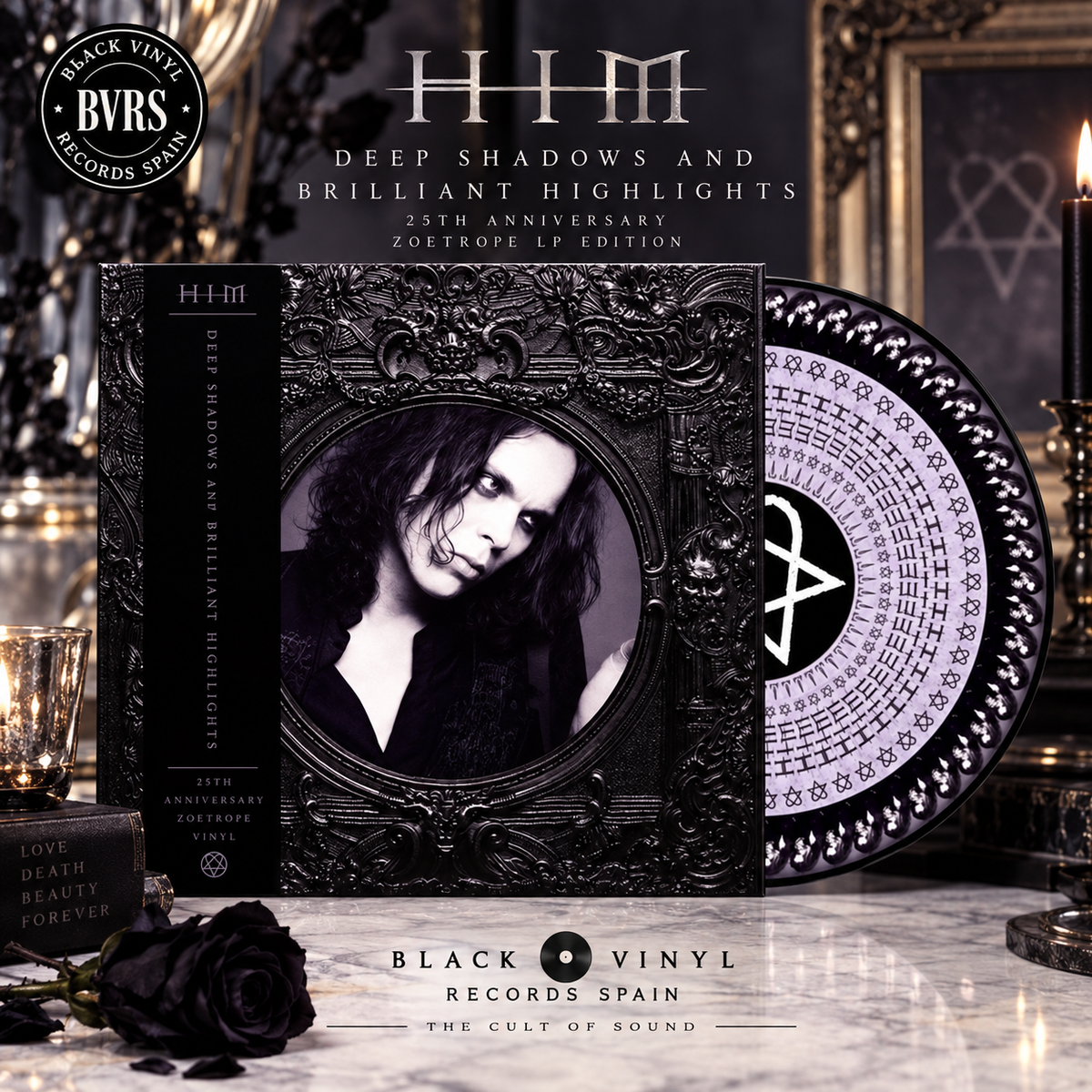 HIM - Deep Shadows And Brilliant Highlights - 25th Anniversary Zoetrope LP Edition