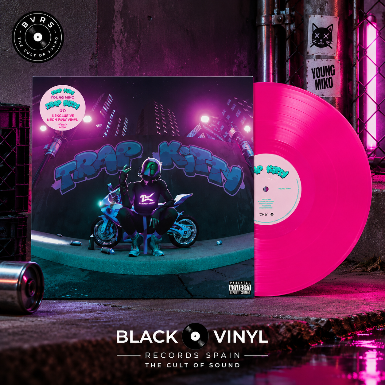 Young Miko - TRAP KITTY [UO Exclusive Neon Pink LP]