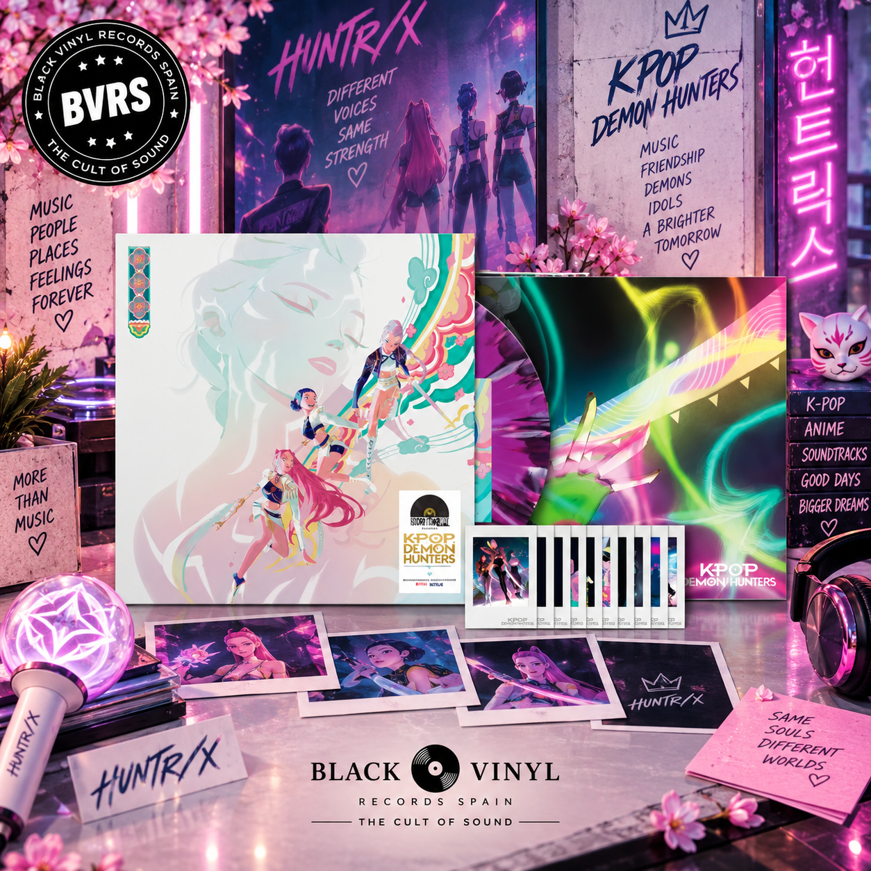 KPop Demon Hunters – Soundtrack From The Netflix Film (HUNTR/X Edition) [RSD 2026 Black w/ Pink & Cyan Swirl Vinyl]
