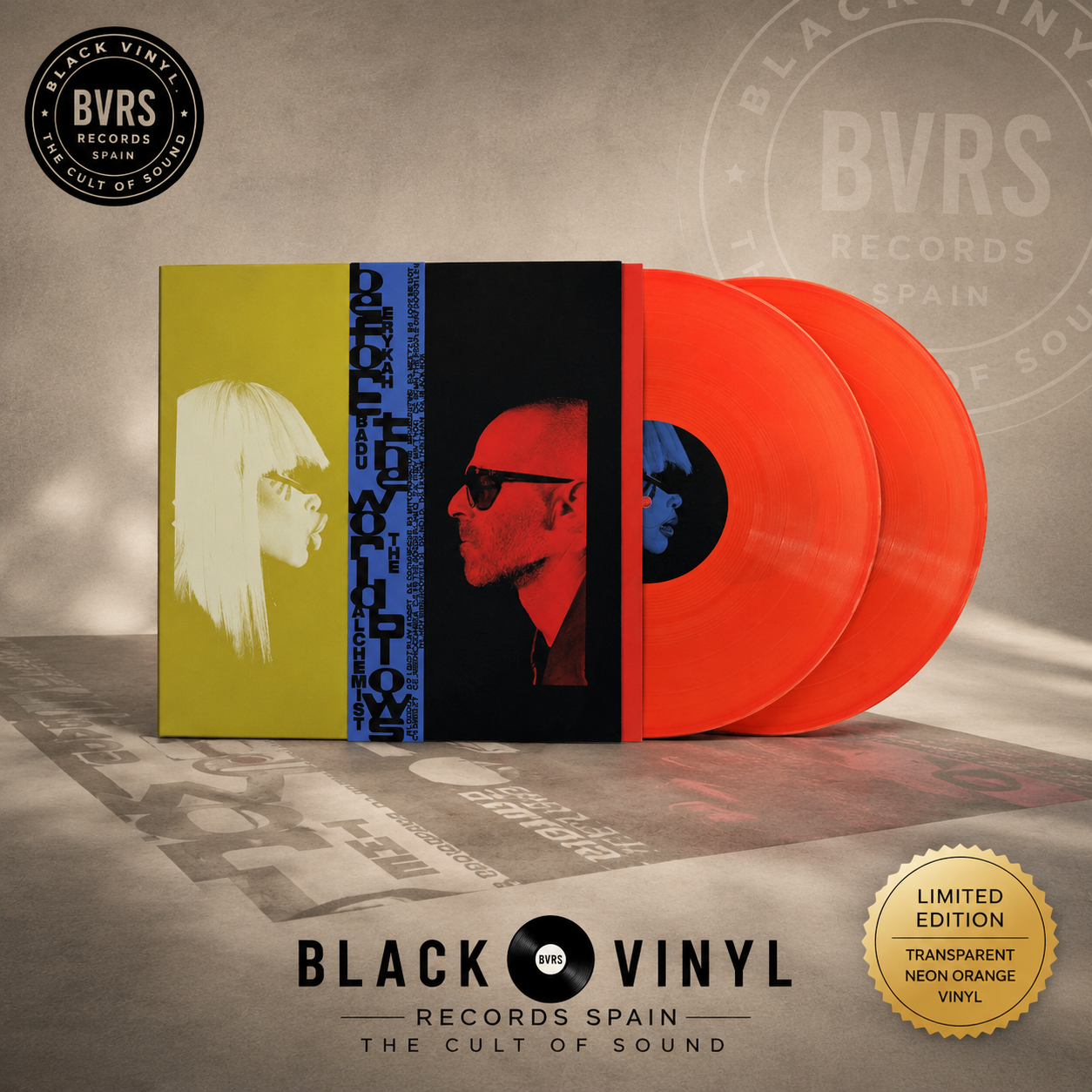 Erykah Badu & The Alchemist - Before The World Blows (Transparent Neon Orange Vinyl) 2LP
