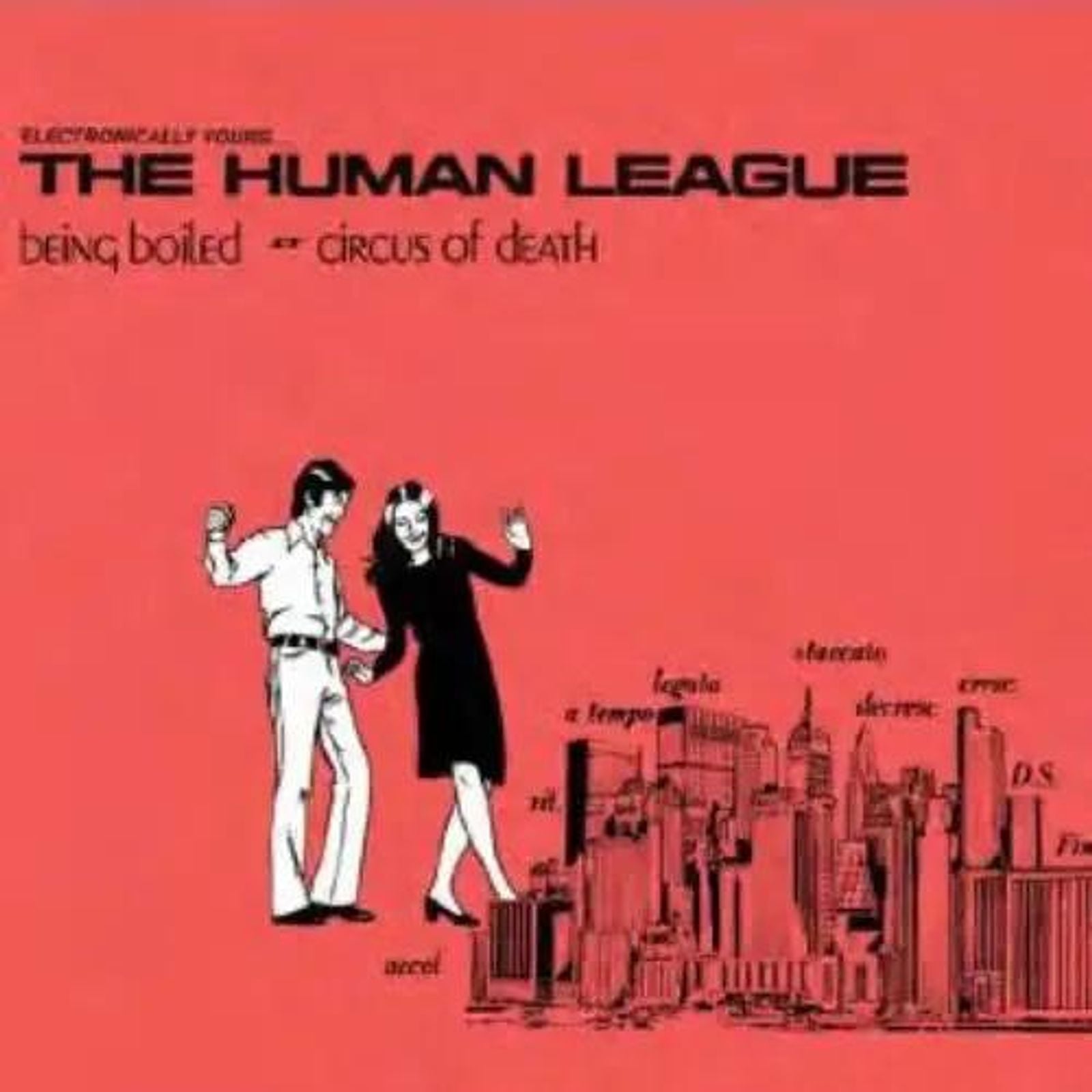 The Human League - Being Boiled Single 12" (Orange Vinyl) - Black Vinyl Records Spain