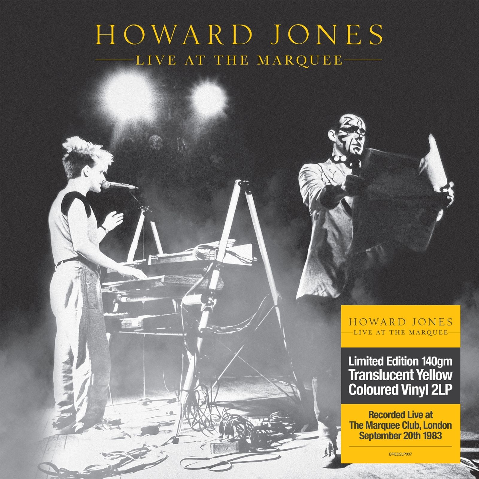 Howard Jones (New Wave) Live At The Marquee (Ltd Transparent Yellow 2LP)