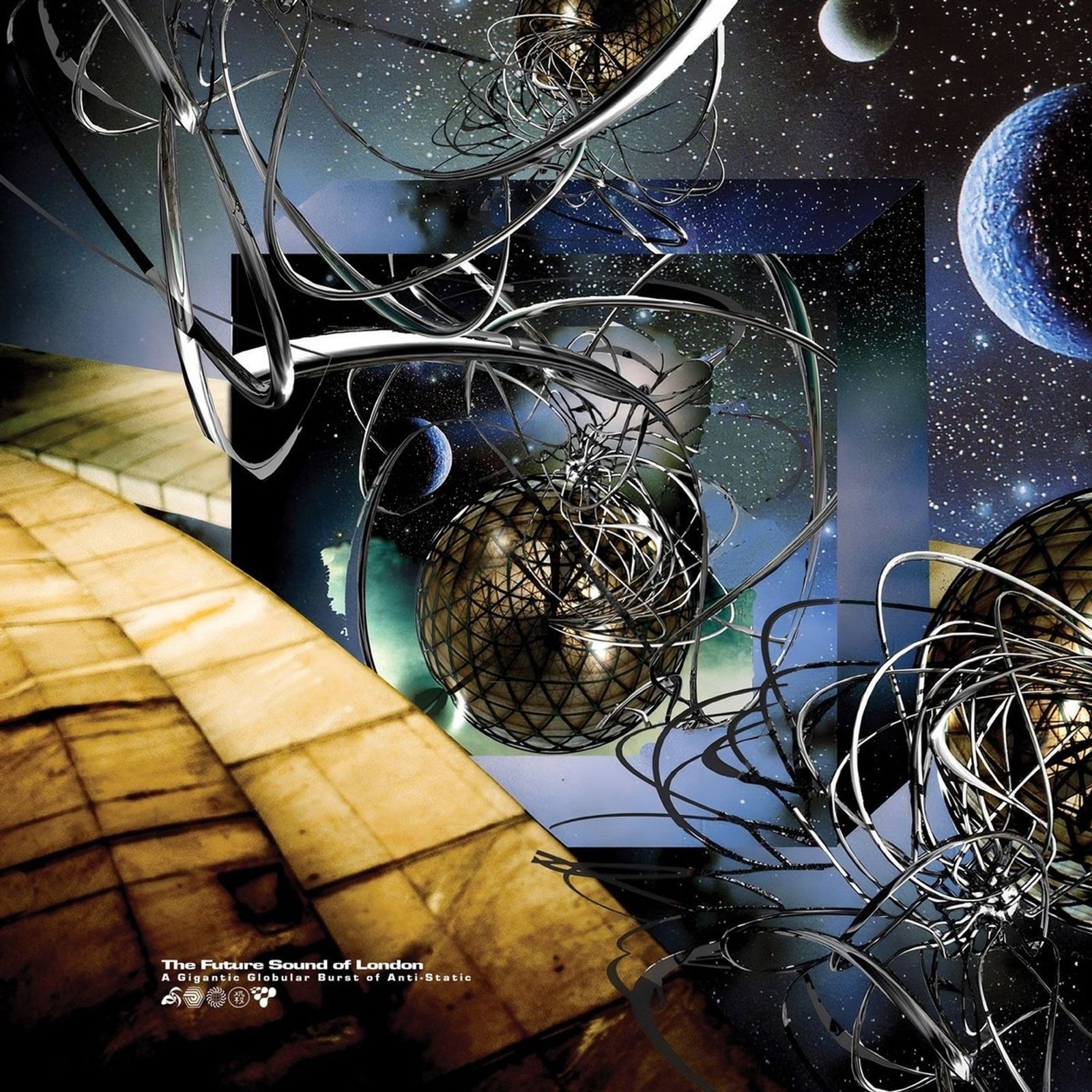 The Future Sound Of London A Gigantic Globular Burst Of Anti-Static LP - Black Vinyl Records Spain