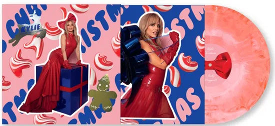 Kylie Minogue - Kylie Christmas Limited Fully Wrapped Pink & White Marble edition