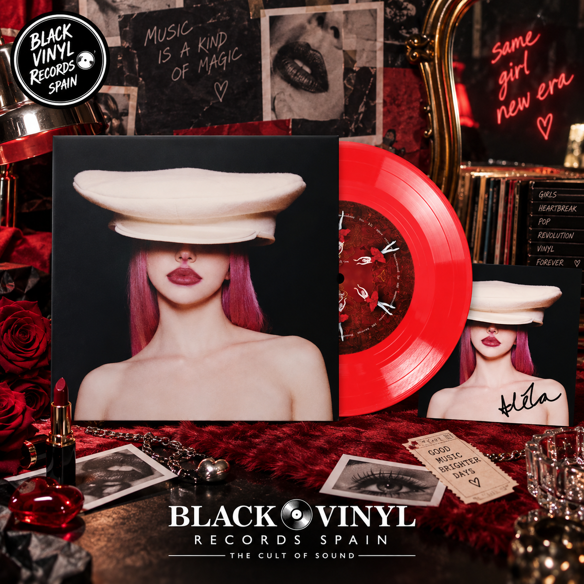 ADÉLA – KGB 7" Signed Red Vinyl – Limited Edition USA