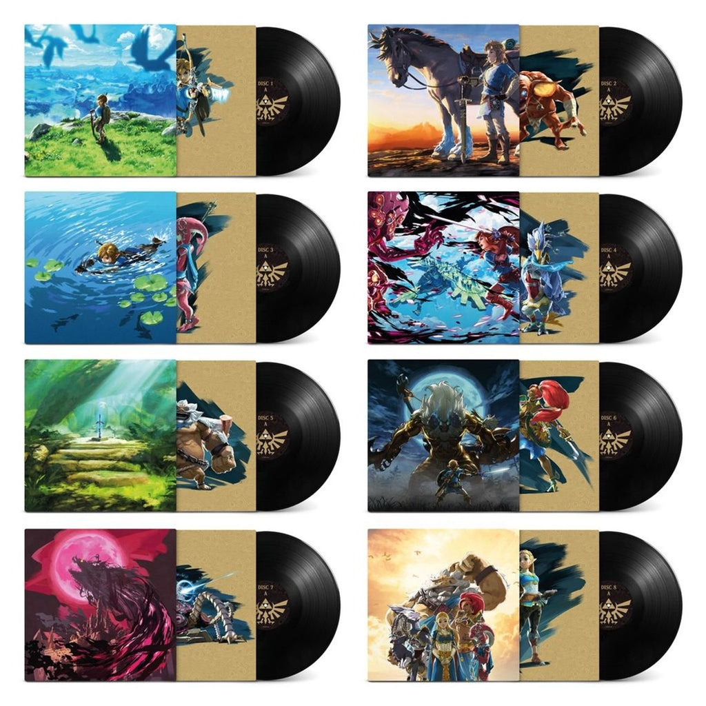 Manaka Kataoka, Yasuaki Iwata & Hajime Wakai The Legend of Zelda: Breath Of The Wild 8 LPs