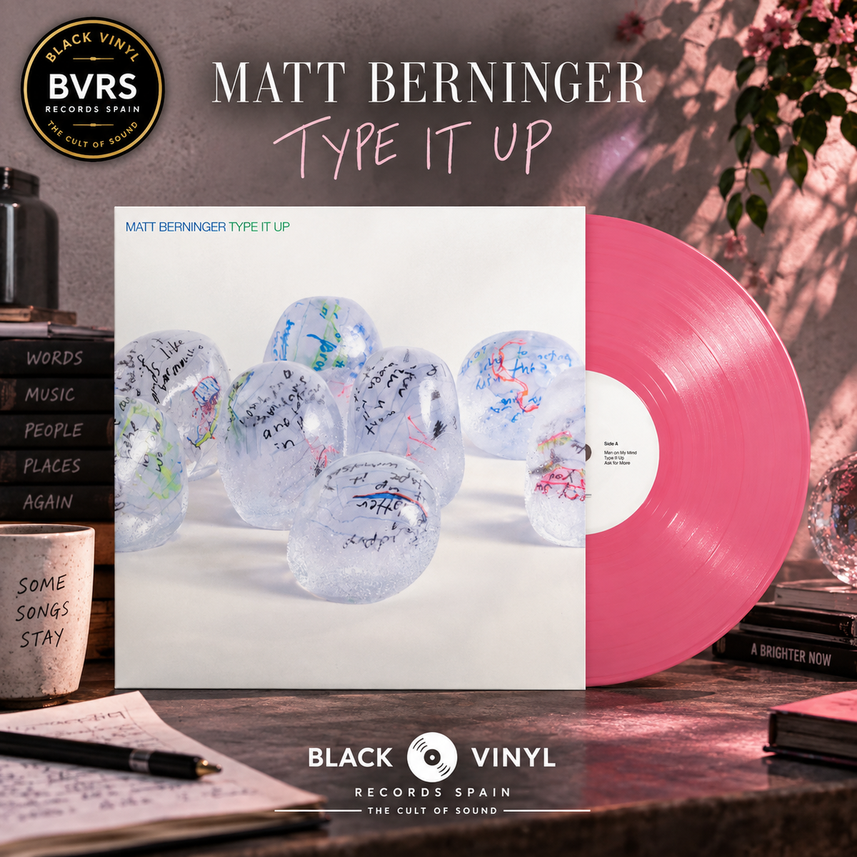 Matt Berninger - Type It Up (Limited Edition) (Opaque Hot Pink Vinyl) - LP