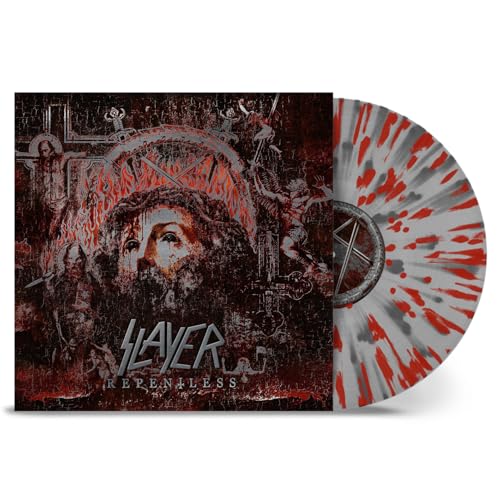 Slayer – Repentless ( Clear Silver Red Splatter Vinyl) USA