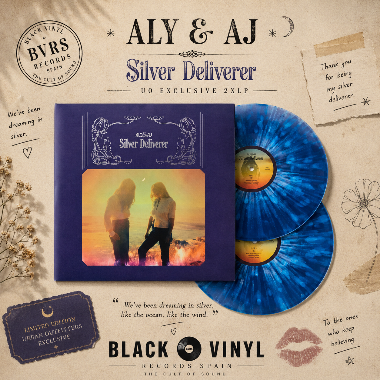 Aly & AJ - Silver Deliverer UO Exclusive 2XLP