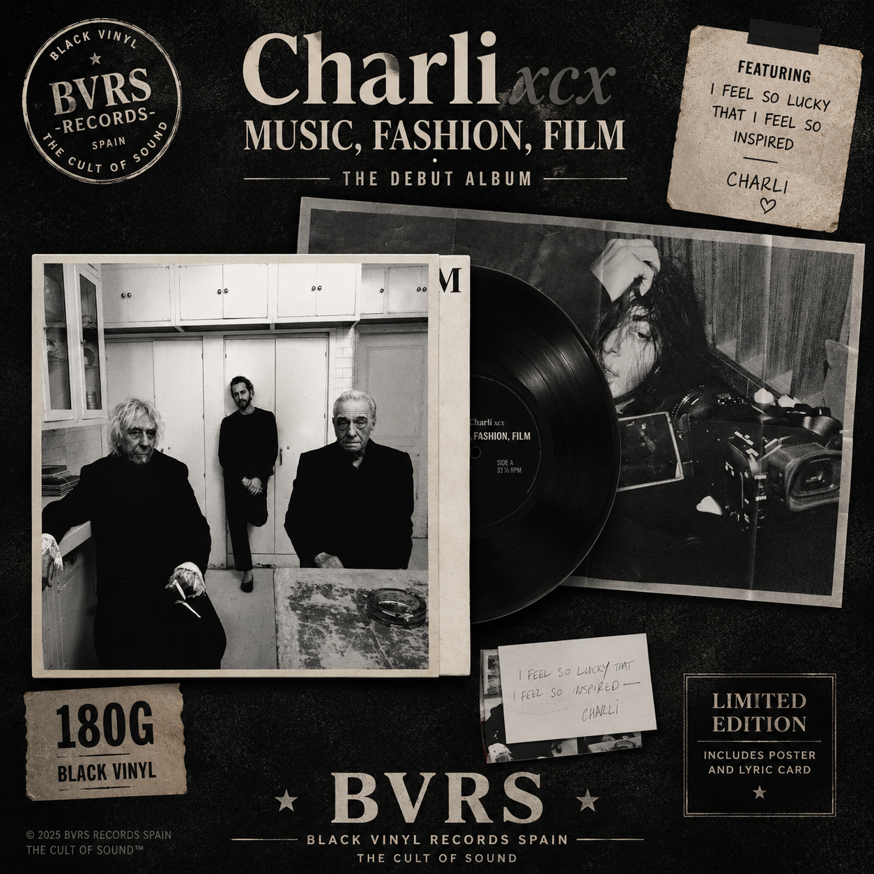 Charli XCX – Music, Fashion, Film (LP) Black