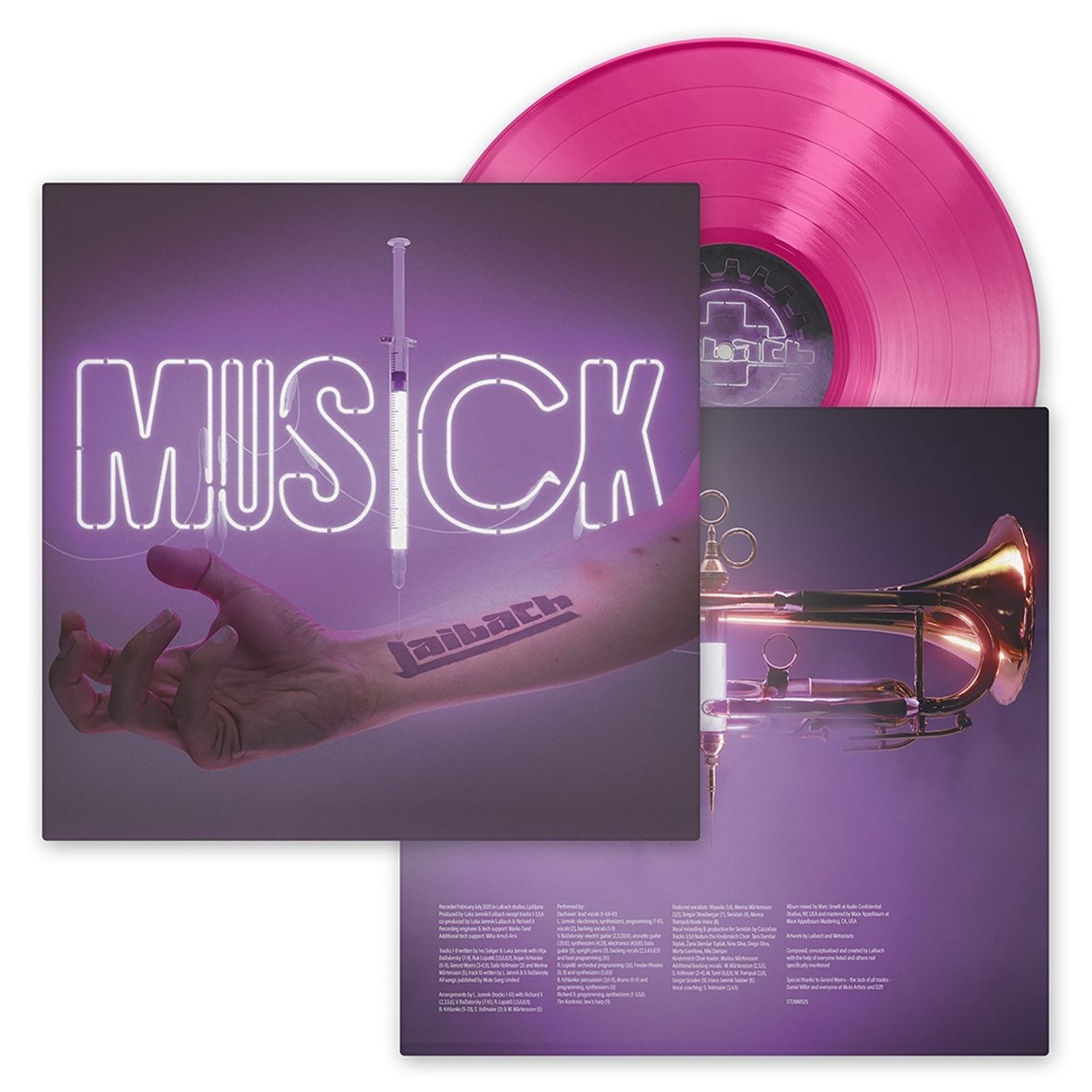 Laibach Musick (Neon Pink Vinyl) LP