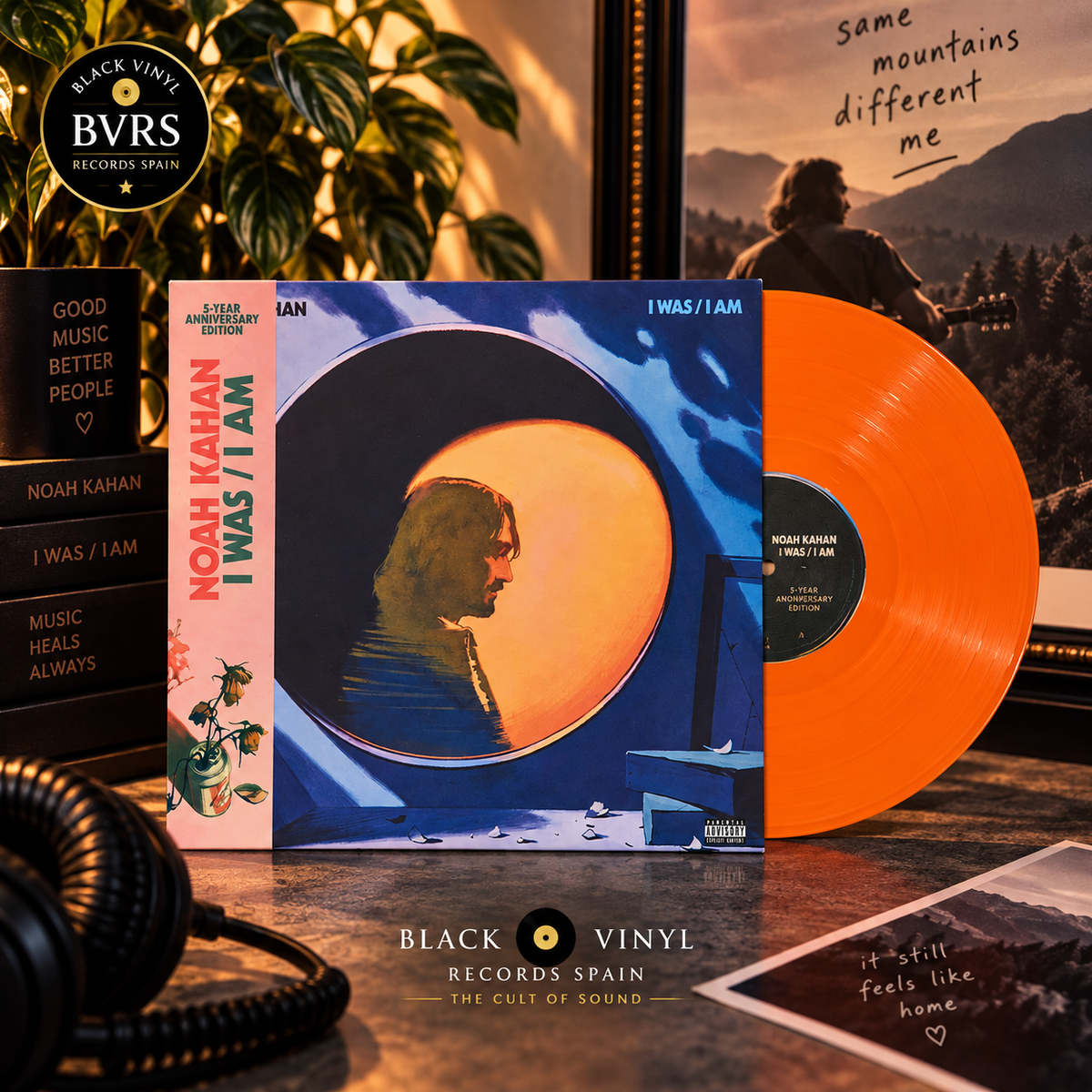 Noah Kahan - I Was / I Am - 5-Year Anniversary Tangerine Vinyl Edition