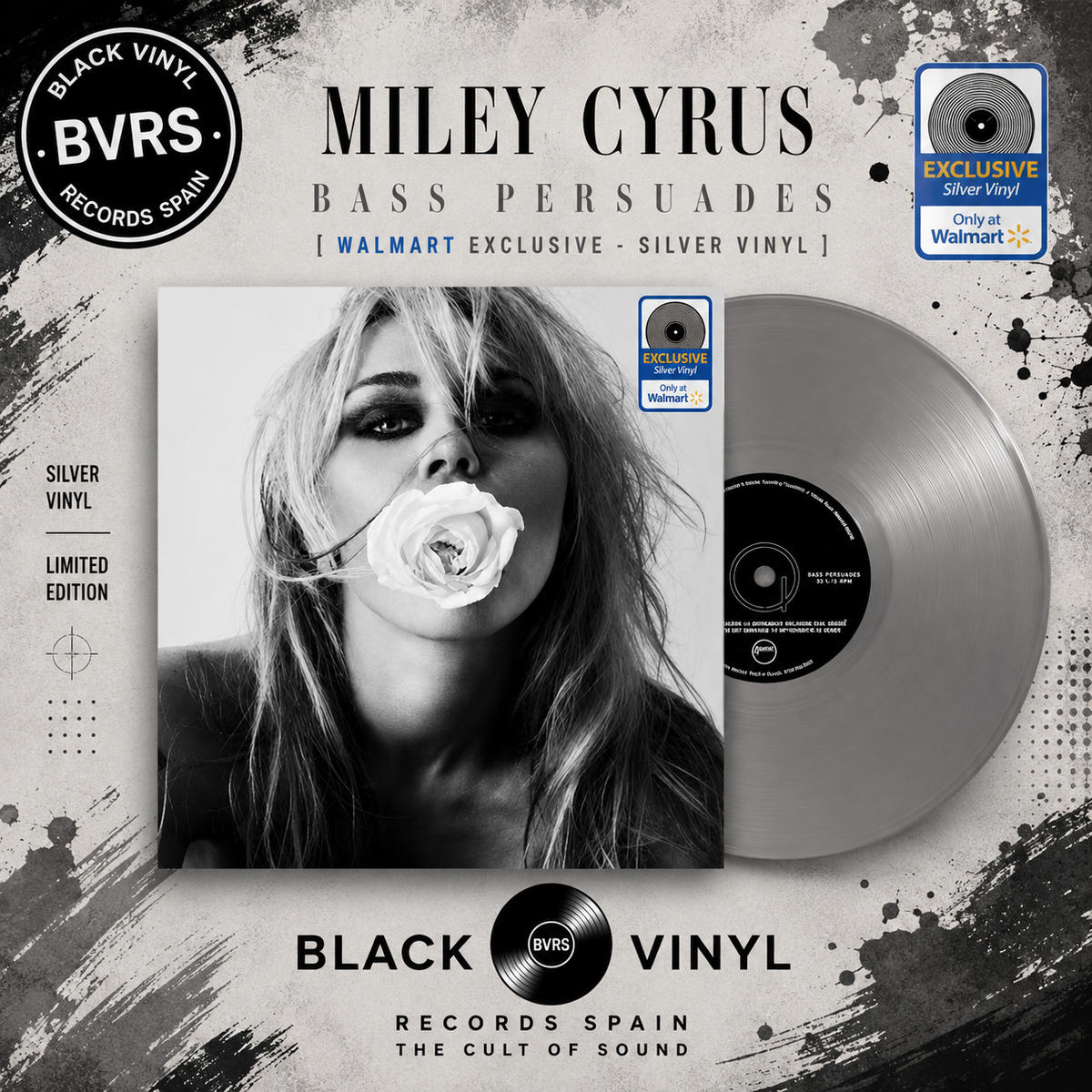 Miley - Bass Persuades [Silver Vinyl] [Walmart Exclusive]