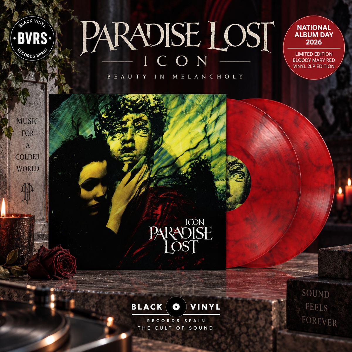 Paradise Lost - Icon (National Album Day 2026) - Bloody Mary Red Vinyl 2LP Edition