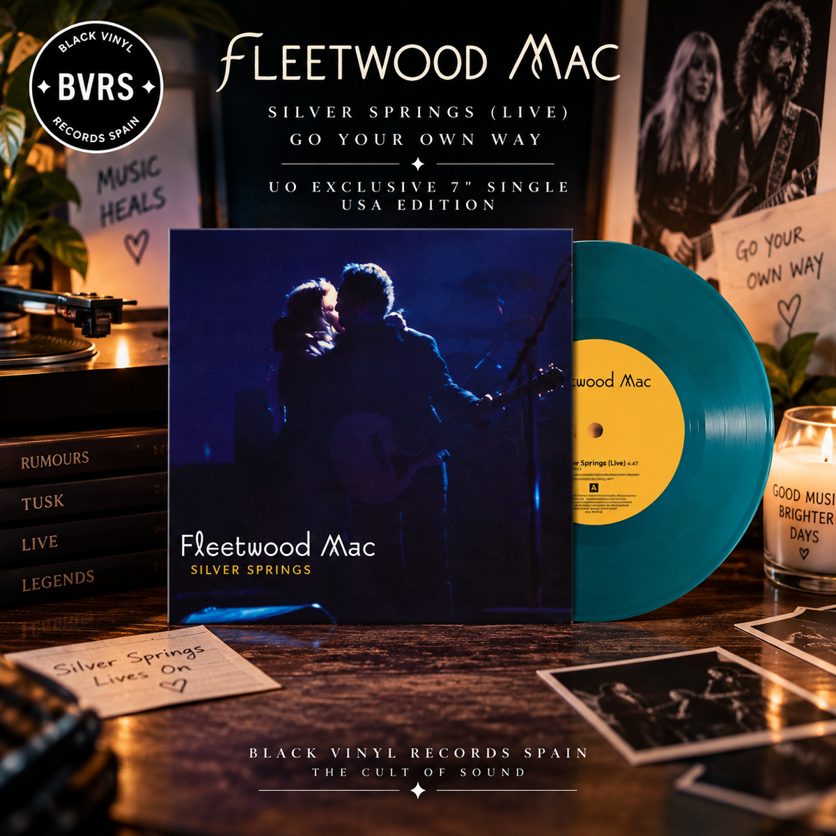 Fleetwood Mac - Silver Springs (Live) / Go Your Own Way - UO Exclusive 7-inch Single USA