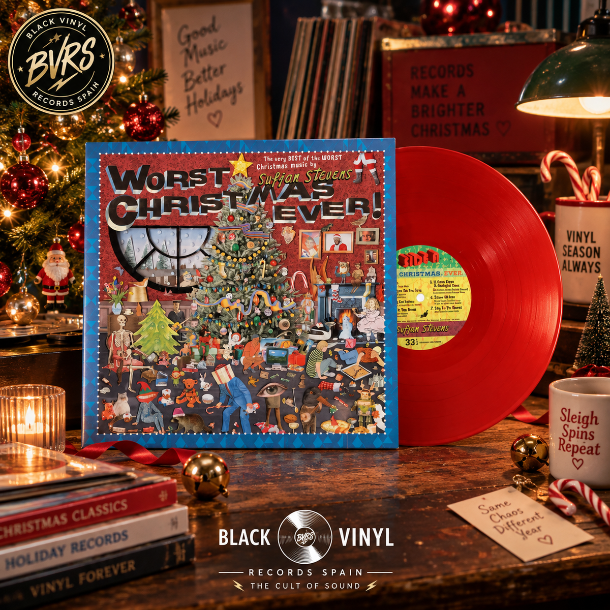 Sufjan Stevens: Worst Christmas Ever! («Rudolph Red» Vinyl) (LP)