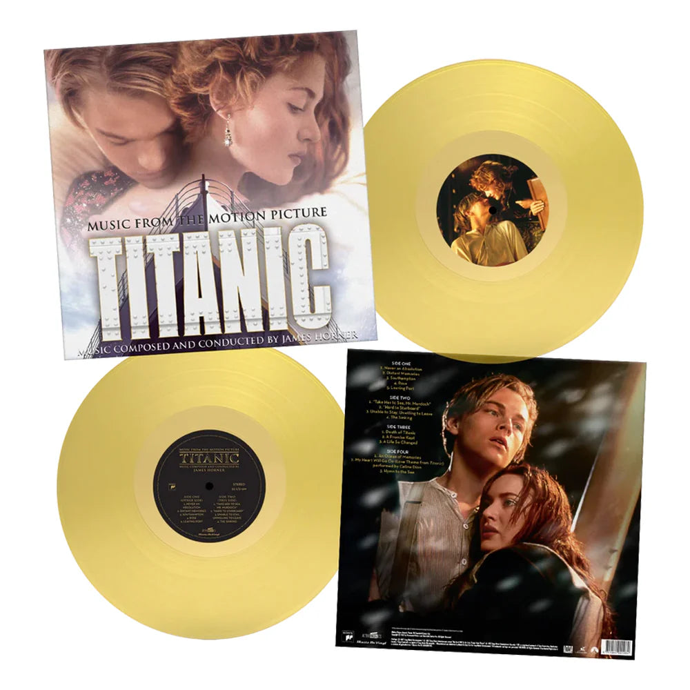 JAMES HORNER – TITANIC (ORIGINAL MOTION PICTURE SOUNDTRACK) 2LP YELLOW VINYL