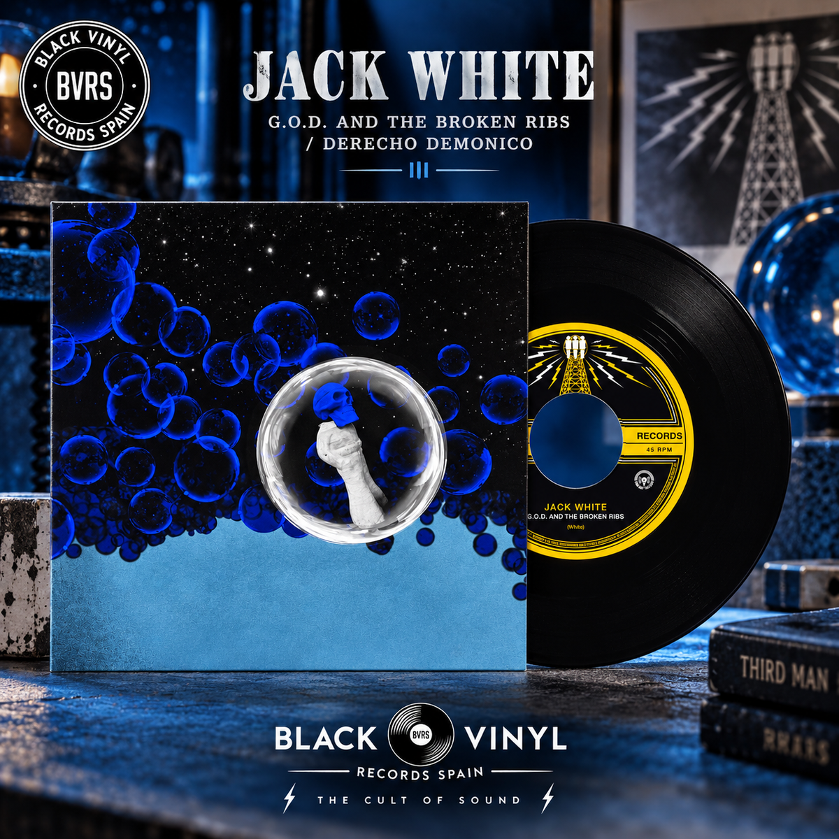 Jack White - G.O.D. And The Broken Ribs / Derecho Demonico (7" Vinyl)