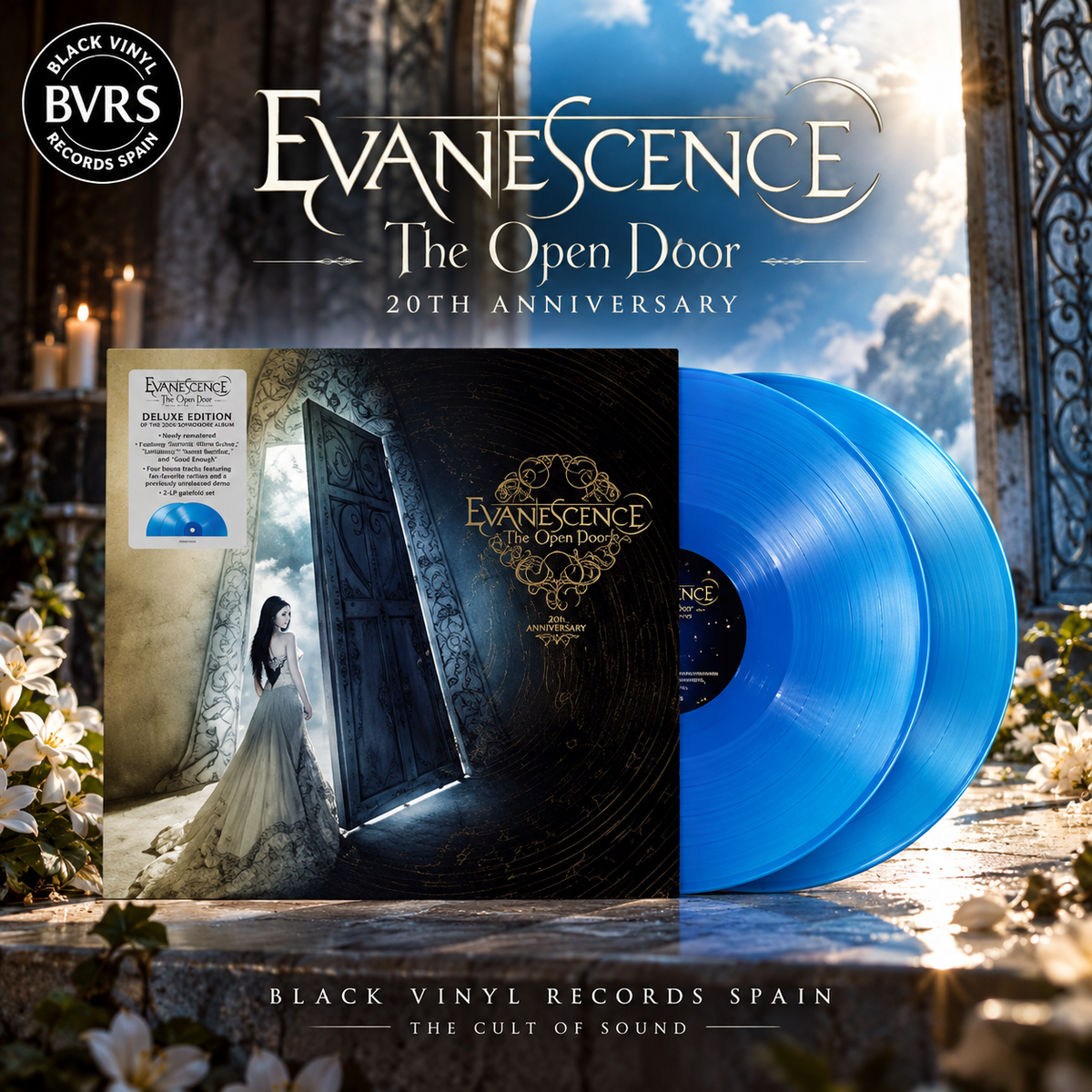 Evanescence - The Open Door - 20th Anniversary International Exclusive Deluxe Edition (Translucent Cobalt Blue Vinyl 2LP)