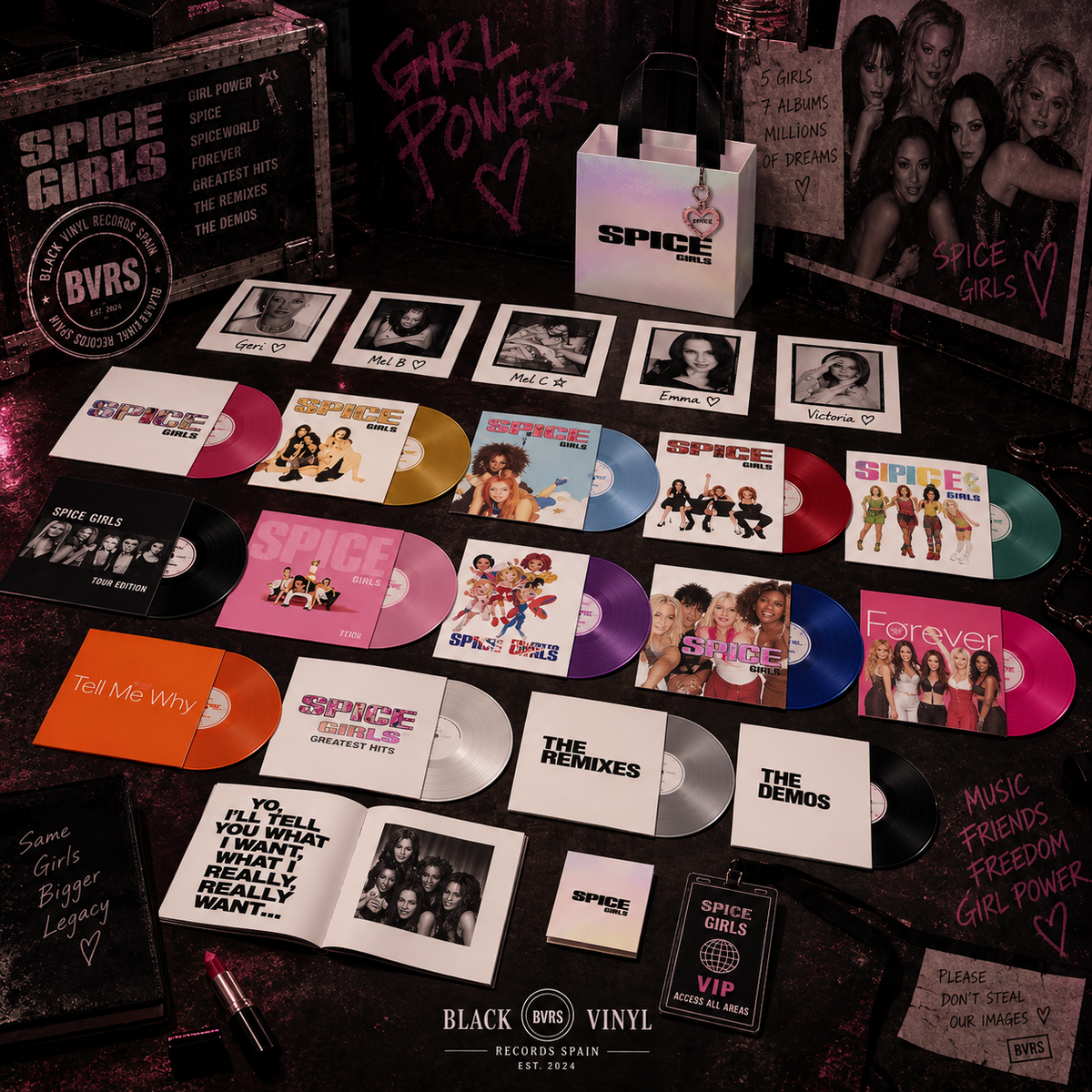 Spice Girls: The Singles Collection (Limited Numbered Edition) (14 x 7" Box Set) (Colored Vinyl)