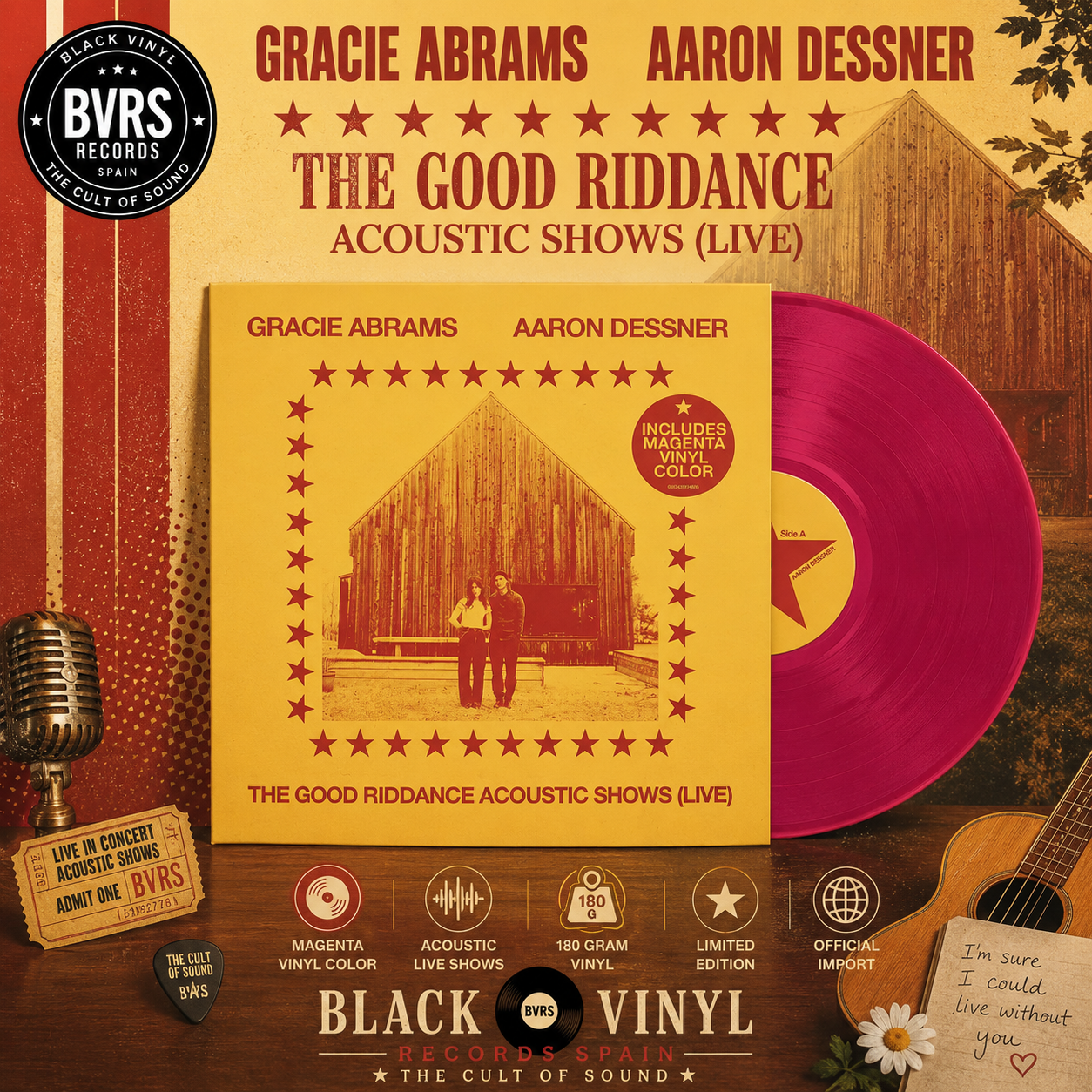 Gracie Abrams: The Good Riddance Acoustic Shows Live (Magenta Vinyl)