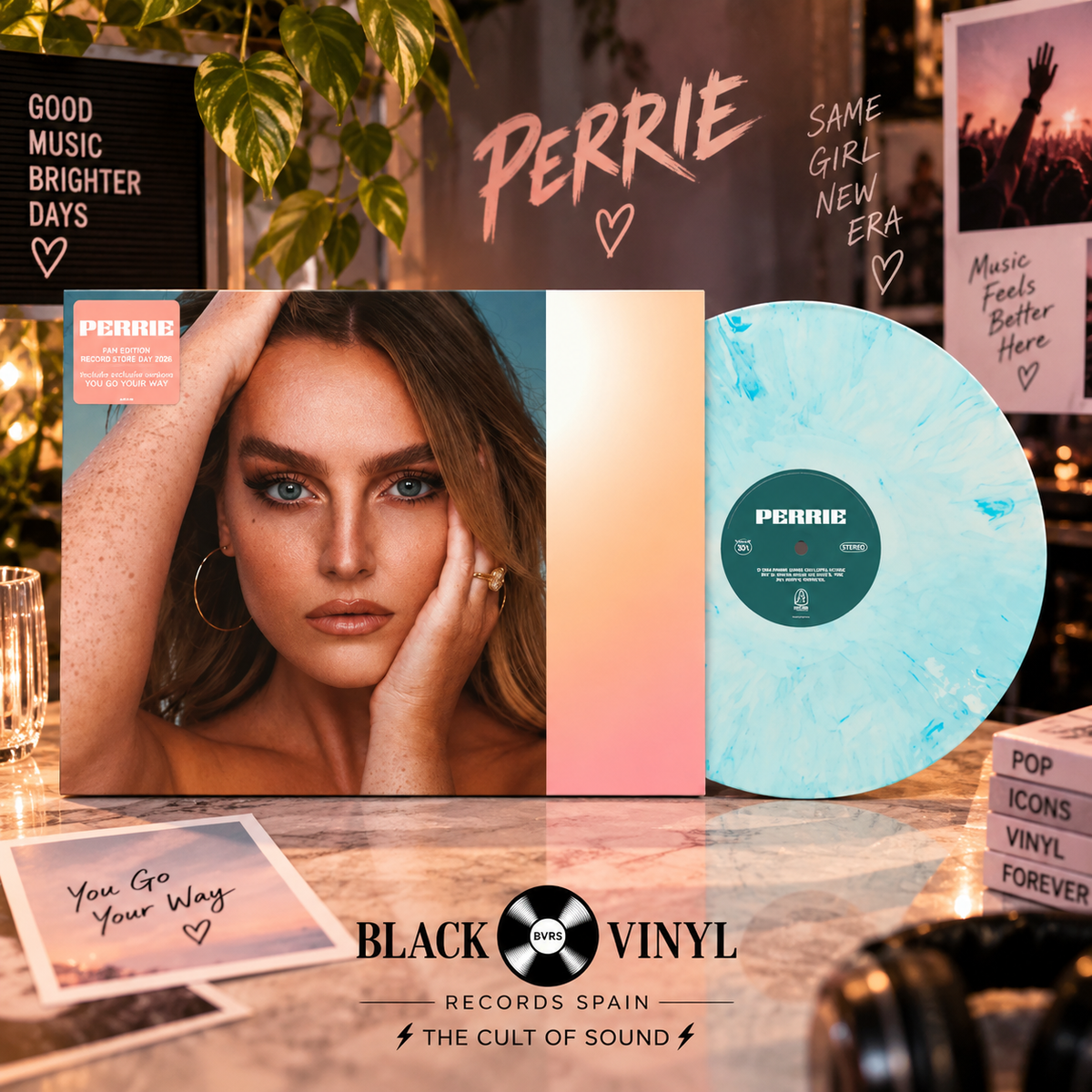 Perrie – Fan Edition – RSD 2026 · Ice Blue Marbled Vinyl LP · USA Import