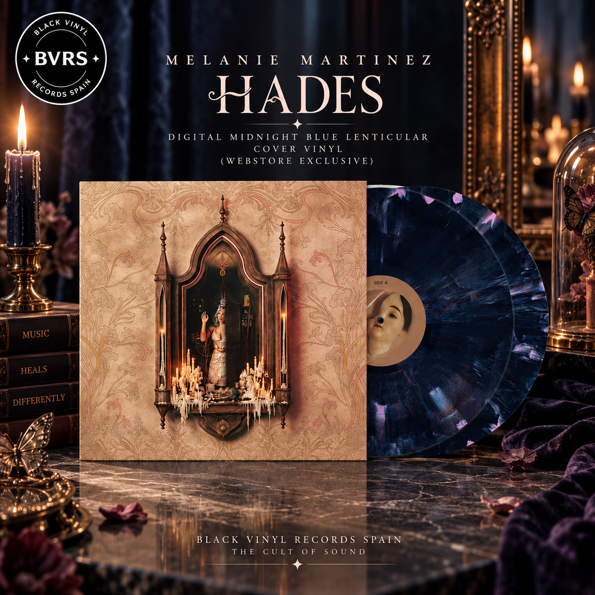 MELANIE MARTINEZ - HADES - Digital Midnight Blue Lenticular Cover Vinyl (Webstore Exclusive) USA