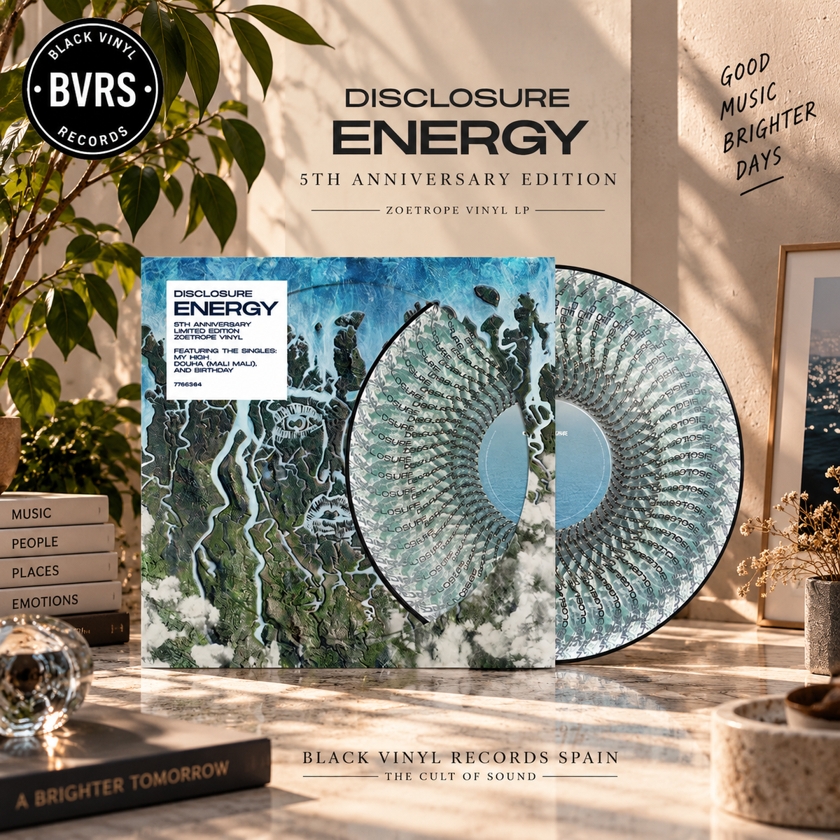 Disclosure – ENERGY (5th Anniversary Edition) – Limited Zoetrope Vinyl LP
