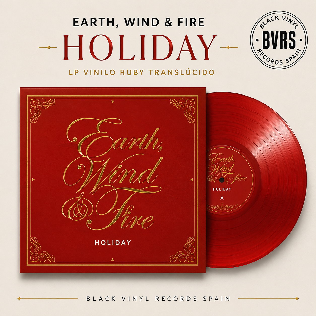 Earth, Wind & Fire - Holiday (LP Vinilo Ruby Translucido)