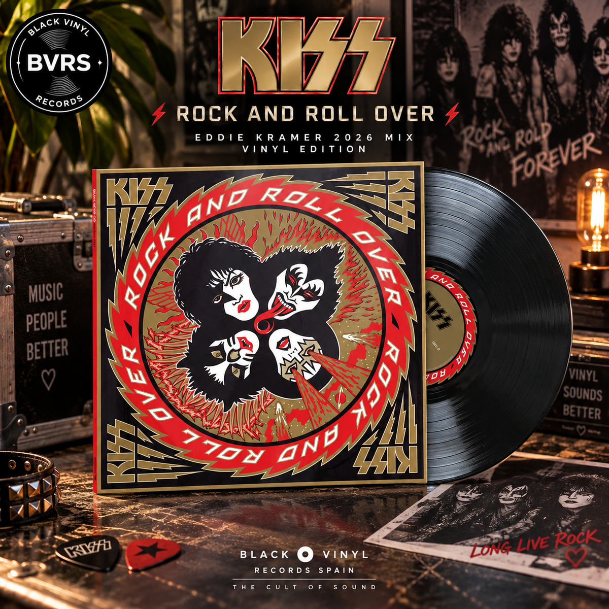 KISS - Rock And Roll Over - Eddie Kramer 2026 Mix Vinyl Edition USA IMPORT