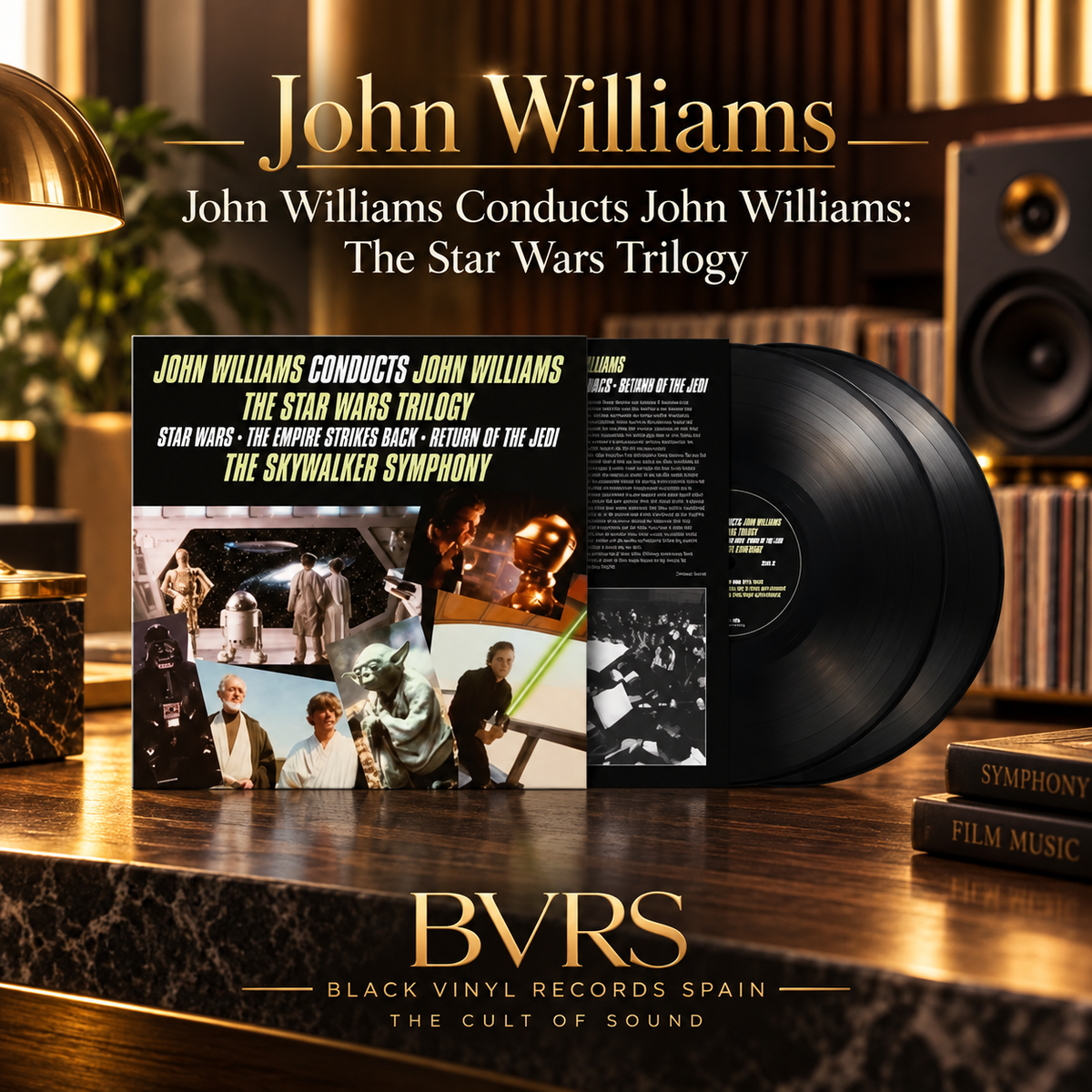 John Williams - John Williams Conducts John Williams: The Star Wars Trilogy - 180g 45 RPM Black Vinyl Edition (2LP)