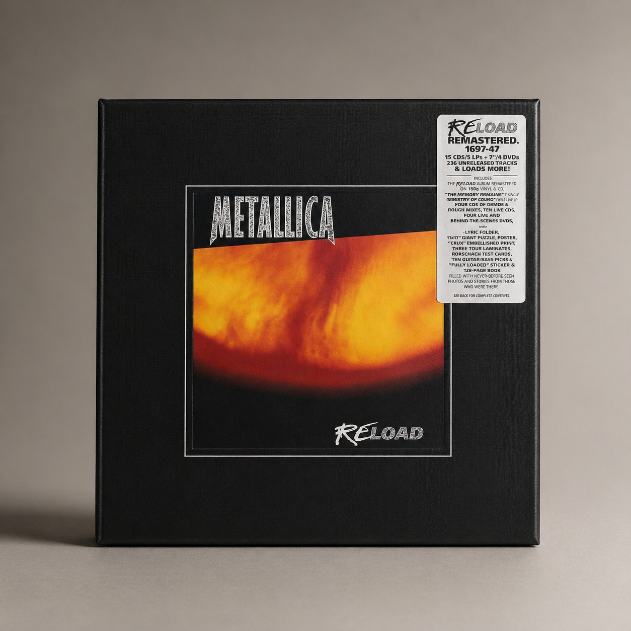 Metallica ReLoad (Remastered 2025) (180g) (Limited Deluxe Boxset) - Black Vinyl Records Spain