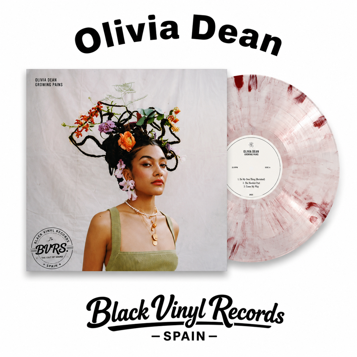 Olivia Dean - Growth EP (5th Anniversary) 10" (Pink Marble Vinyl Limited Edition)