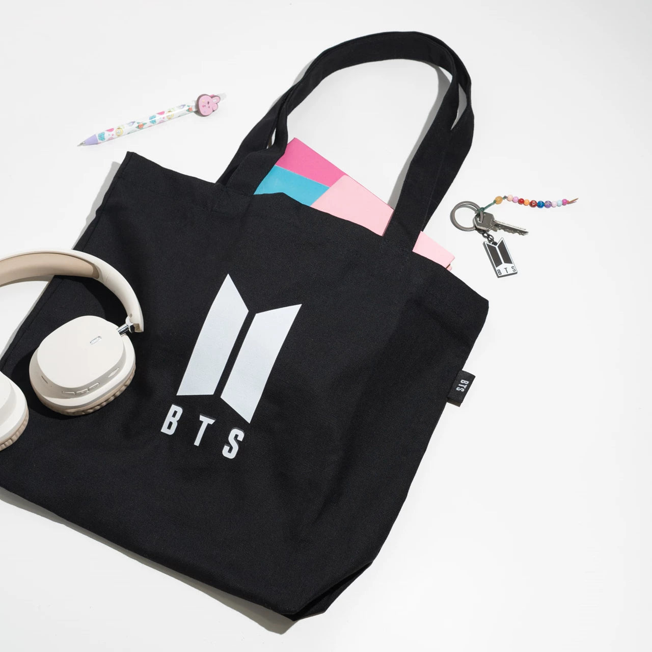 BTS Logo Tote Bag UK - Black Vinyl Records Spain