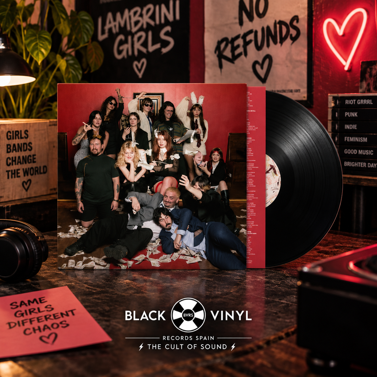 Lambrini Girls - No Refunds (Balaklava Black Vinyl LP)