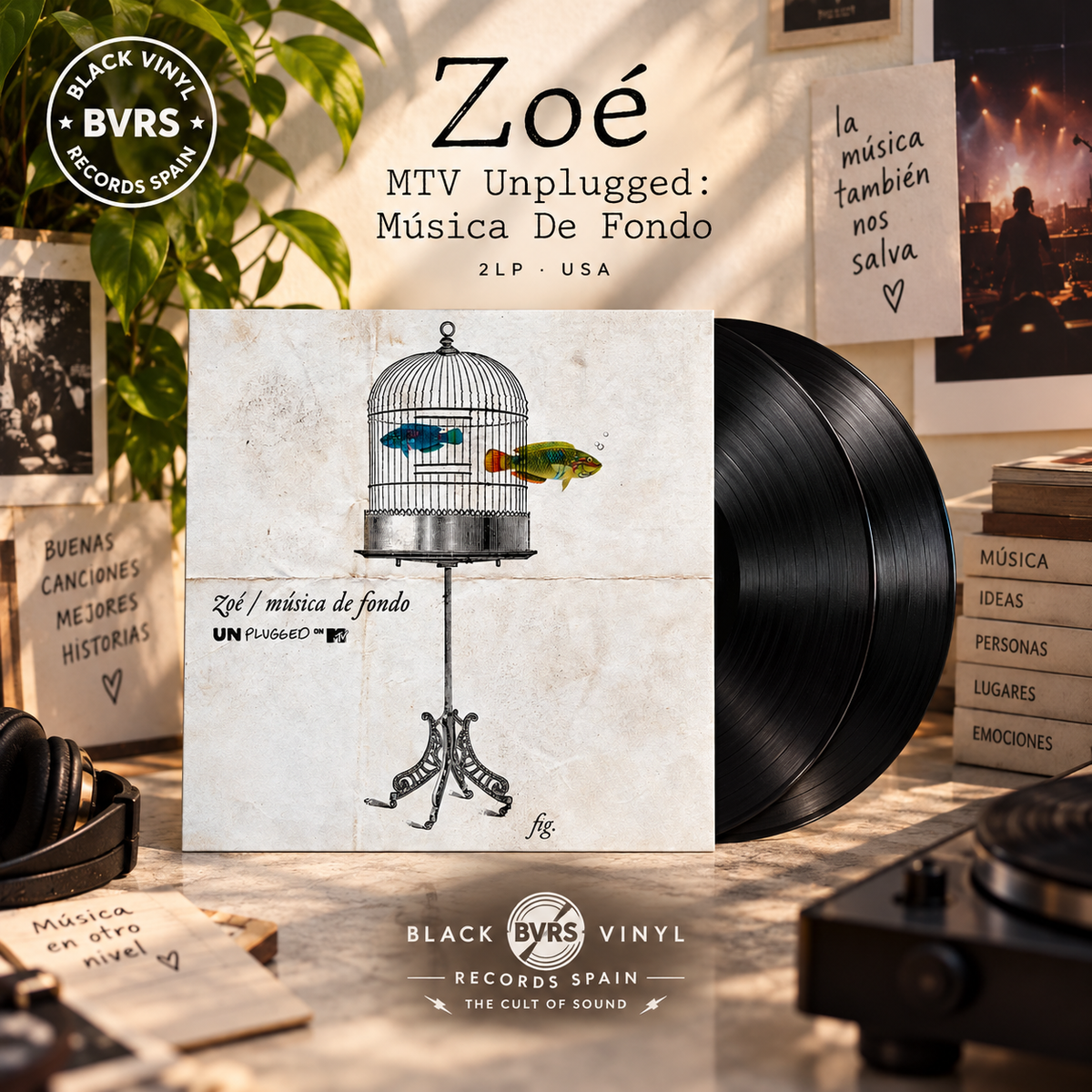 Zoé – MTV Unplugged: Música De Fondo (2LP, USA)