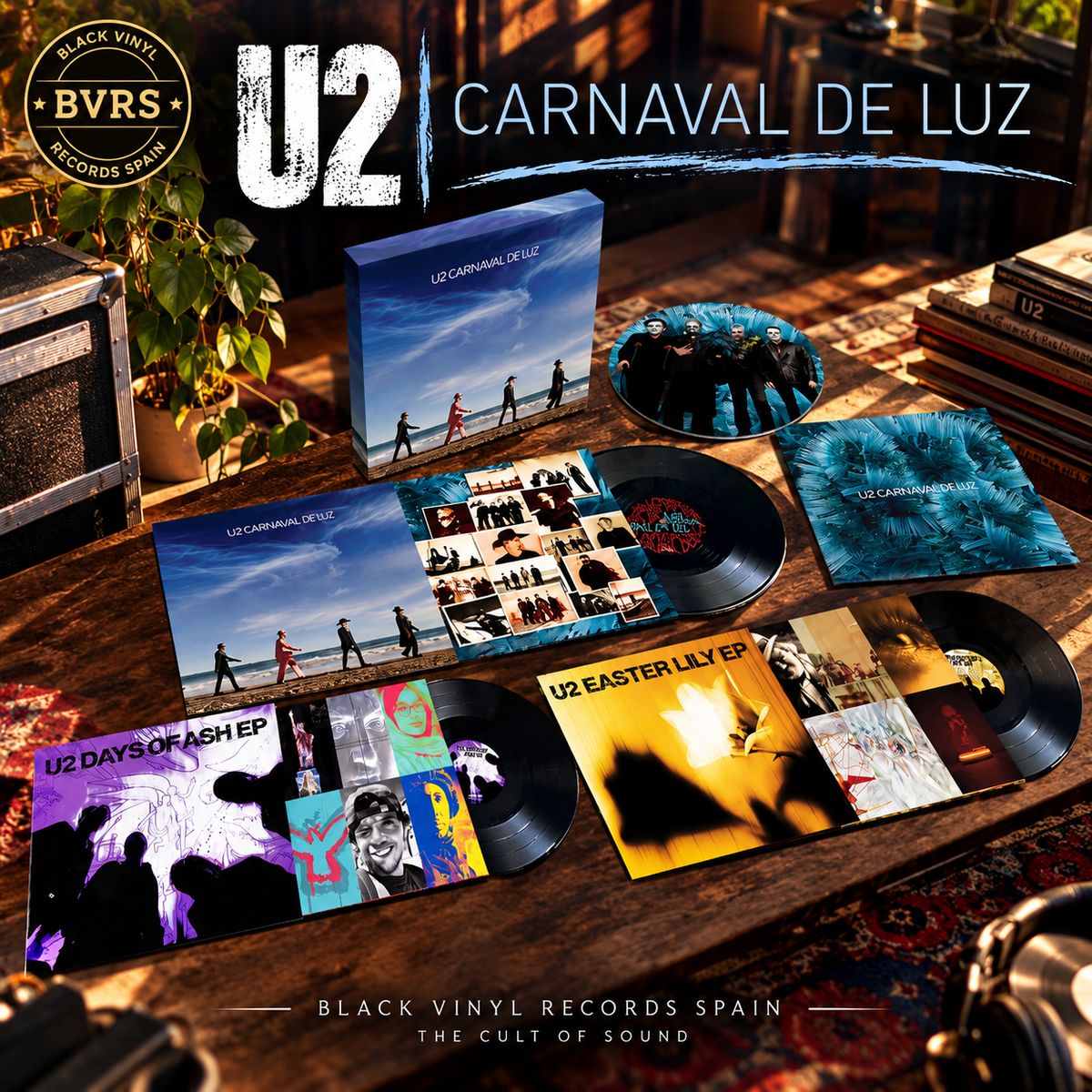 U2 - Carnaval De Luz - Limited Deluxe 180g Black Vinyl Boxset Edition (3LP)