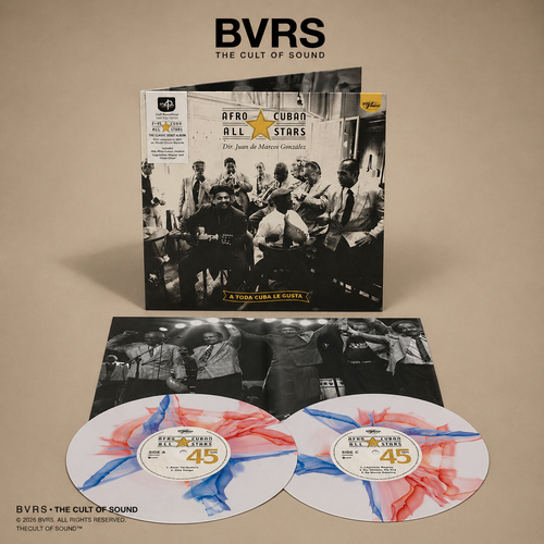 Afro-Cuban All Stars A Toda Cuba Le Gusta (30th Anniversary) (2018 remastered) (White, Blue & Red Inkplosion EcoRecord Vinyl) (45 RPM) 2 LPs - Black Vinyl Records Spain