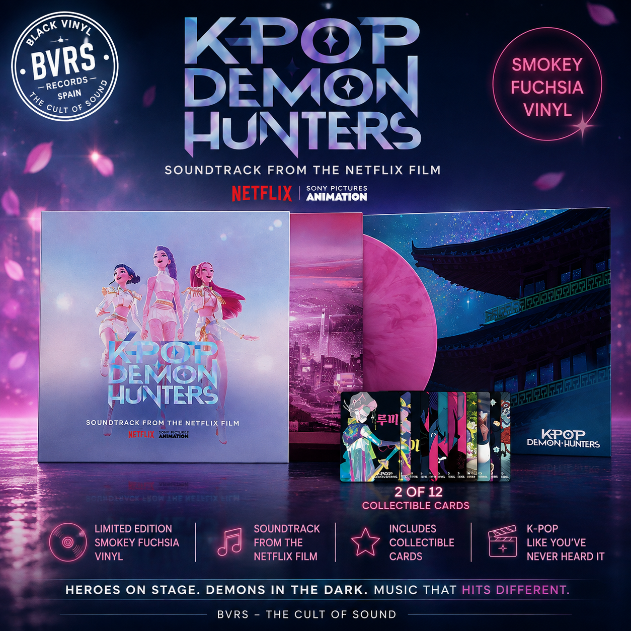 KPop Demon Hunters (Soundtrack from the Netflix Film)(Smokey Fuschia Vinyl)