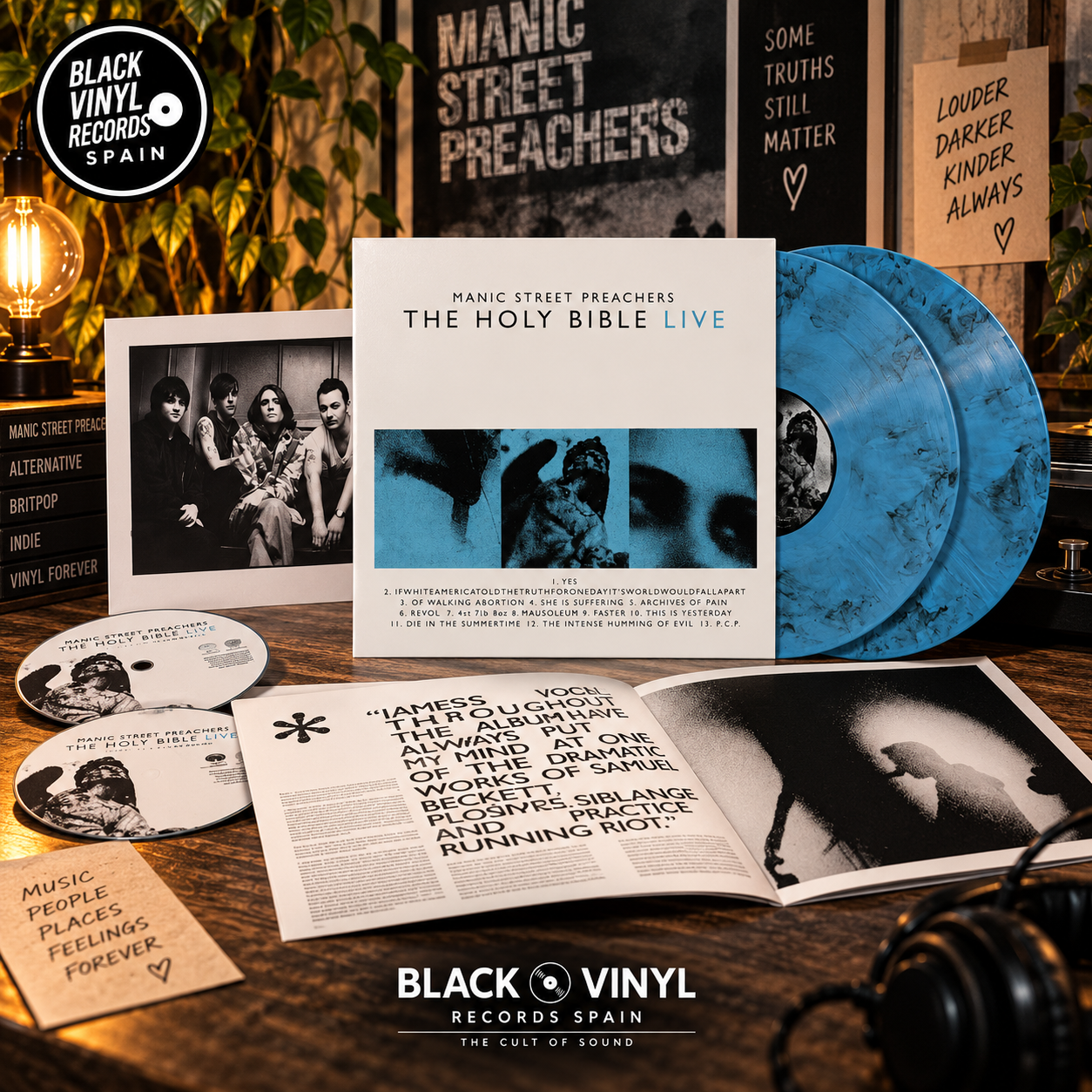 Manic Street Preachers - The Holy Bible Live (Deluxe 2LP + 2CD + Blu-ray)